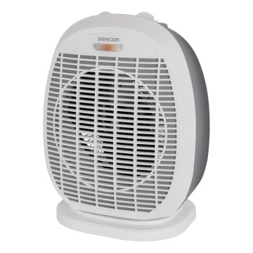 Sencor - Ventilator mit Heizelement 1200/2000W/230V weiß/grau