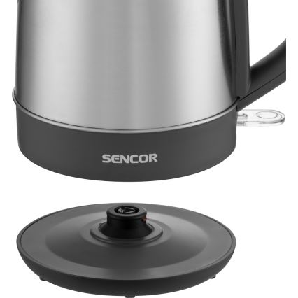 Sencor - Wasserkocher 1,2 l 2150W/230V aus Edelstahl