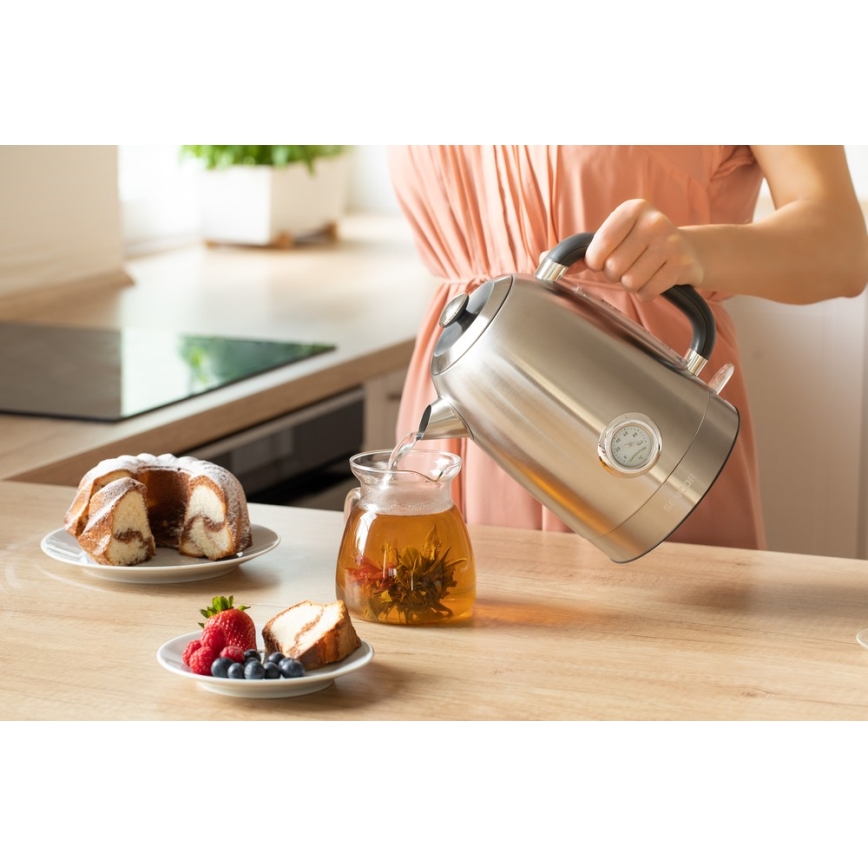 Sencor - Wasserkocher 1,7 l 2200W/230V aus Edelstahl