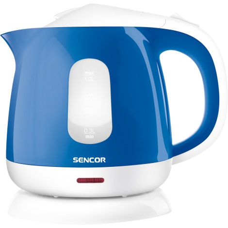 Sencor - Wasserkocher 1 l 1100W/230V blau