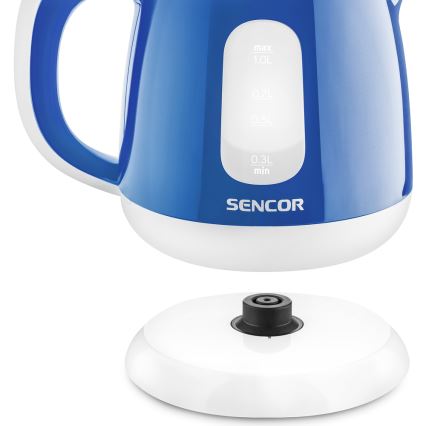 Sencor - Wasserkocher 1 l 1100W/230V blau