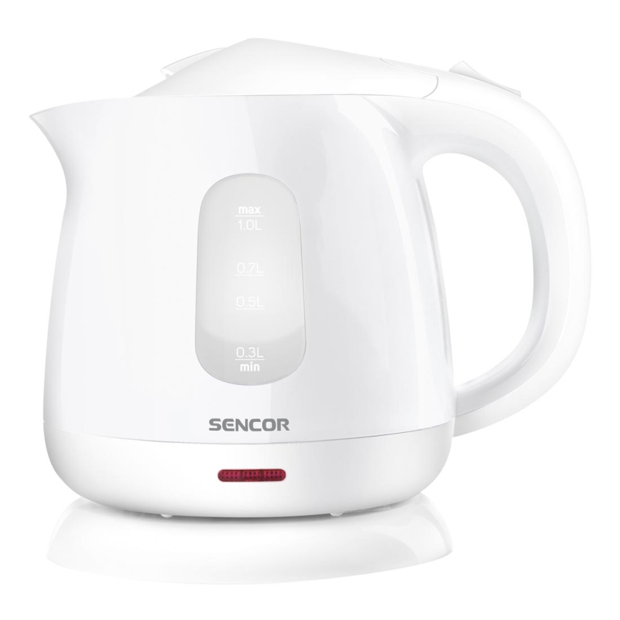 Sencor - Wasserkocher 1 l 1100W/230V weiß