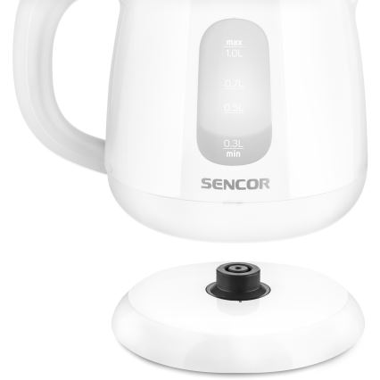 Sencor - Wasserkocher 1 l 1100W/230V weiß