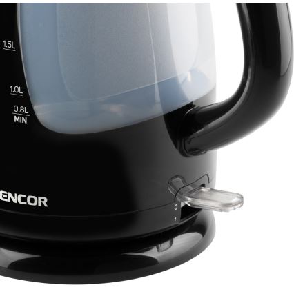 Sencor - Wasserkocher 2,5 l 2200W/230V schwarz