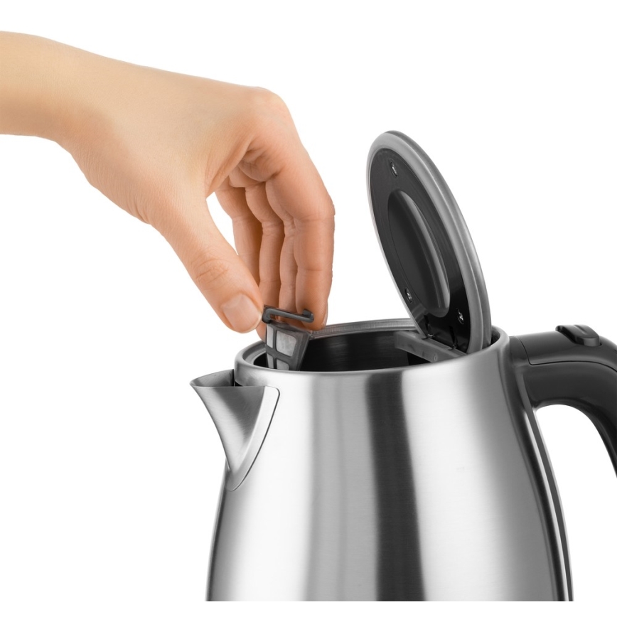 Sencor - Wasserkocher mit Thermoregulierung 1,7 l 2200W/230V aus Edelstahl