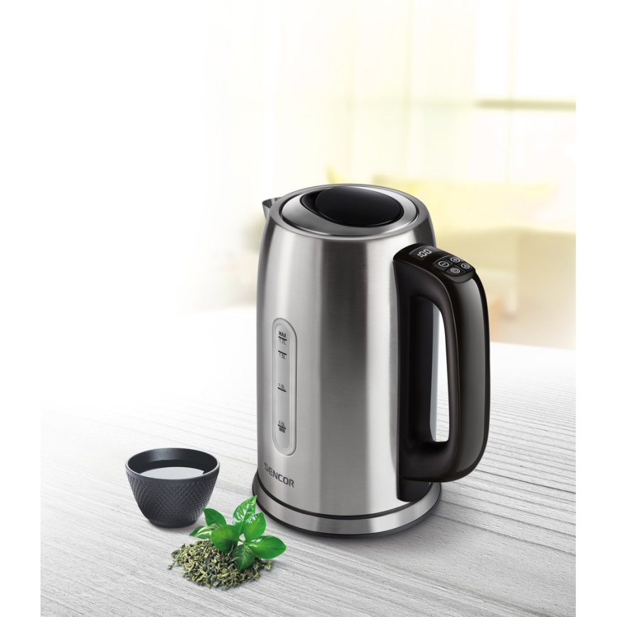 Sencor - Wasserkocher mit Thermoregulierung 1,7 l 2400W/230V