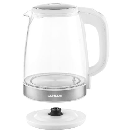 Sencor - Wasserkocher mit Thermoregulierung 2 l 2200W/230V weiß