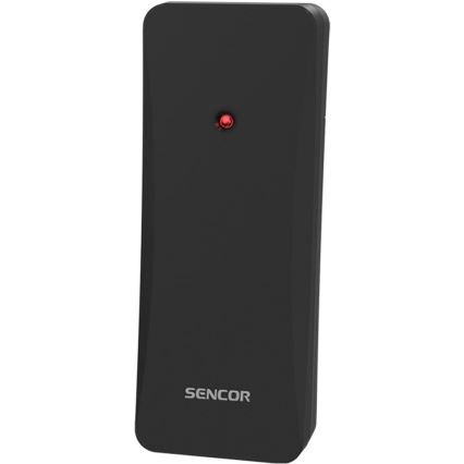 Sencor - Wetterstation mit farbigem LCD-Display 3xAAA + 2xAA schwarz