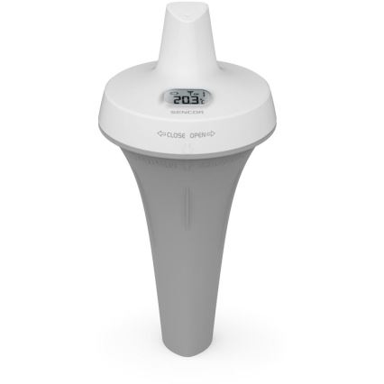 Sencor - Wetterstation mit kabellosem schwimmendem Poolsensor 2xAA + 2xAA IPX7