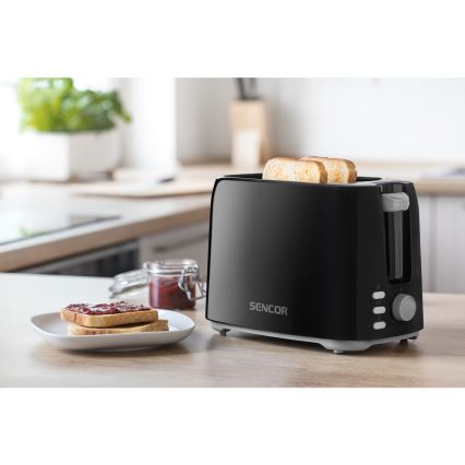 Sencor - Zweifach-Toaster 750W/230V schwarz