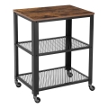 Serviertisch MARGE, braun/schwarz