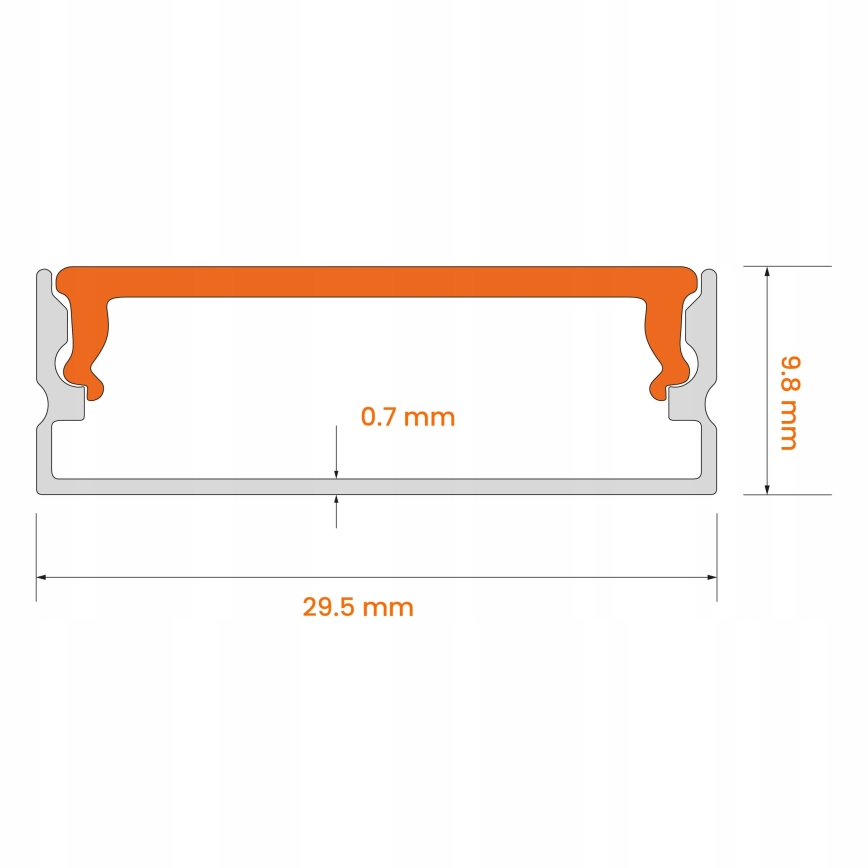 SET 1x dimmbarer LED-RGBW-Streifen DIGITAL LED/16,5 W/230 V, 5 m + 5x Einbauprofil 1 m, silber/weiß + Fernbedienung