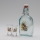 Set 1x Glasflasche und 2x Shot-Gläser klar mit Hasenmotiv