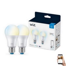 SET 2 x Dimmbare LED-Glühbirne A60 E27/8W/230V 2700-6500K CRI 90 Wi-Fi - WiZ