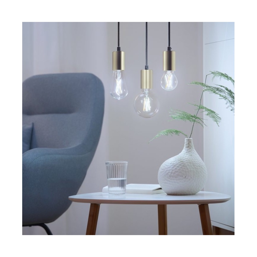 SET 2 x Dimmbare LED-Glühbirne VINTAGE FILAMENT A60 E27/6,7W/230V 2700-6500K CRI 90 Wi-Fi - WiZ