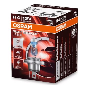SET 2x Auto-Glühlampe NIGHT BREAKER H4 P43t/60/55W/12V 3900K - Osram