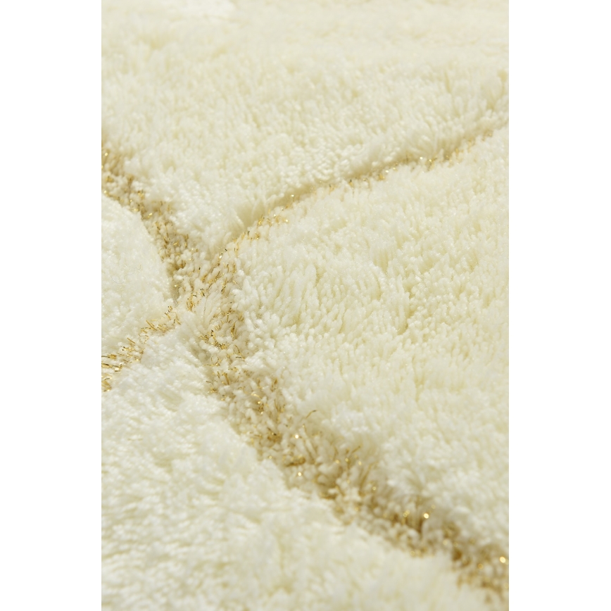 SET 2x Badezimmerteppich INFINITY 60/100 cm beige