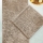 SET 2x Badezimmermatte 60/100 cm beige