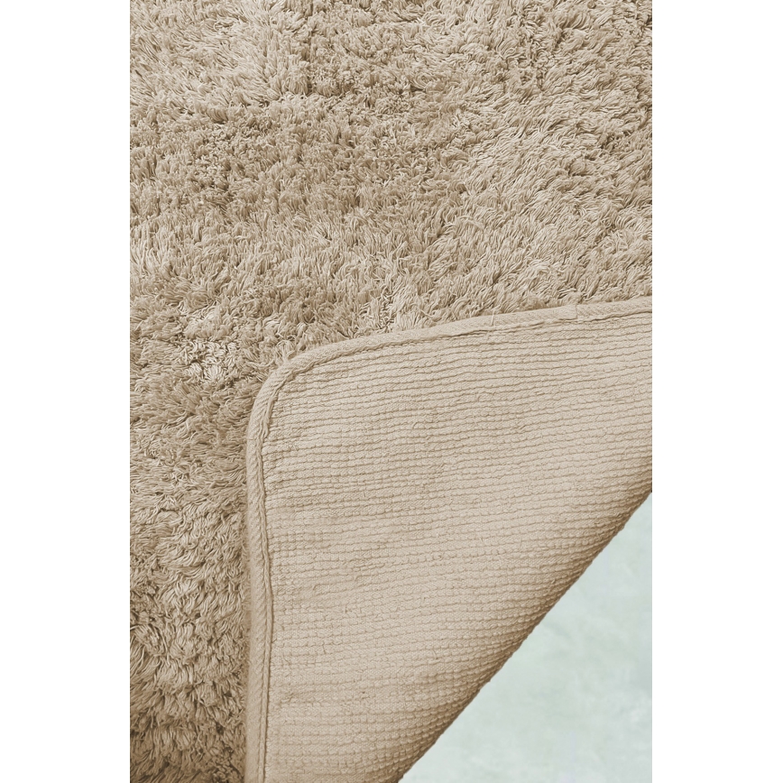 SET 2x Badezimmermatte 60/100 cm beige