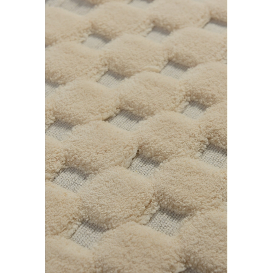 SET 2x Badezimmerteppich BAMBI 60/100 cm beige