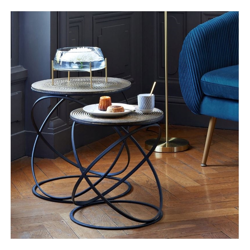 SET 2x Beistelltisch ETNIK