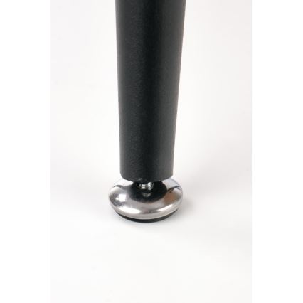 SET 2x Beistelltisch NICEA d 40/60 cm golden Eiche/schwarz