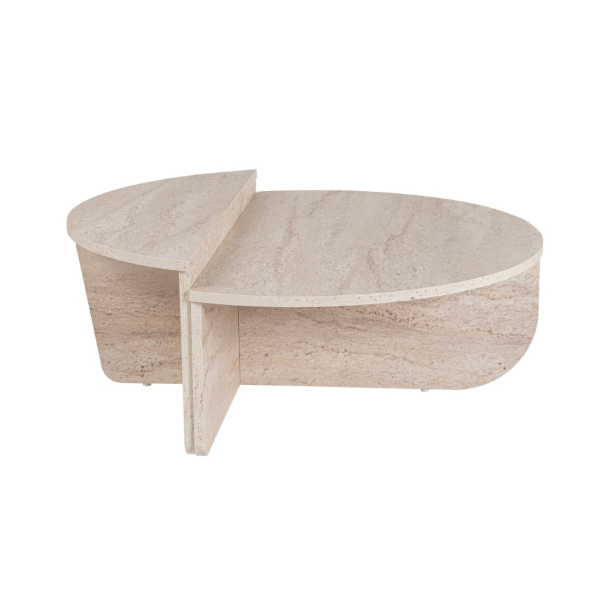SET 2x Couchtisch ORION beige