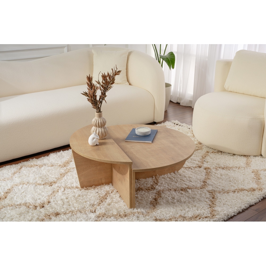 SET 2x Couchtisch ORION Eiche