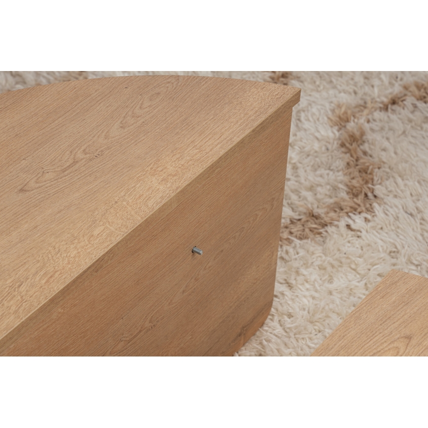SET 2x Couchtisch ORION Eiche