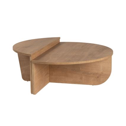SET 2x Couchtisch ORION Eiche