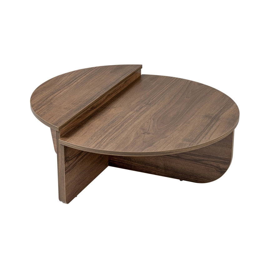 SET 2x Couchtisch ORION Walnuss