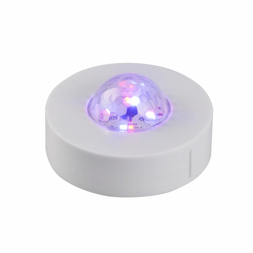 SET 2x Dimmbare, dekorative LED-RGB-Leuchte FESTA 3xAAA/4,5V + Fernbedienung