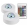 SET 2x Dimmbare, dekorative LED-RGB-Leuchte FESTA 3xAAA/4,5V + Fernbedienung