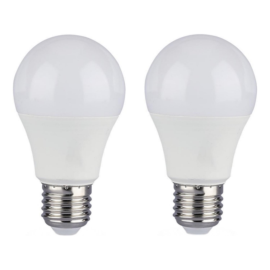 SET 2x Dimmbare LED-Lampe A60 E27/9W/230V 6400K