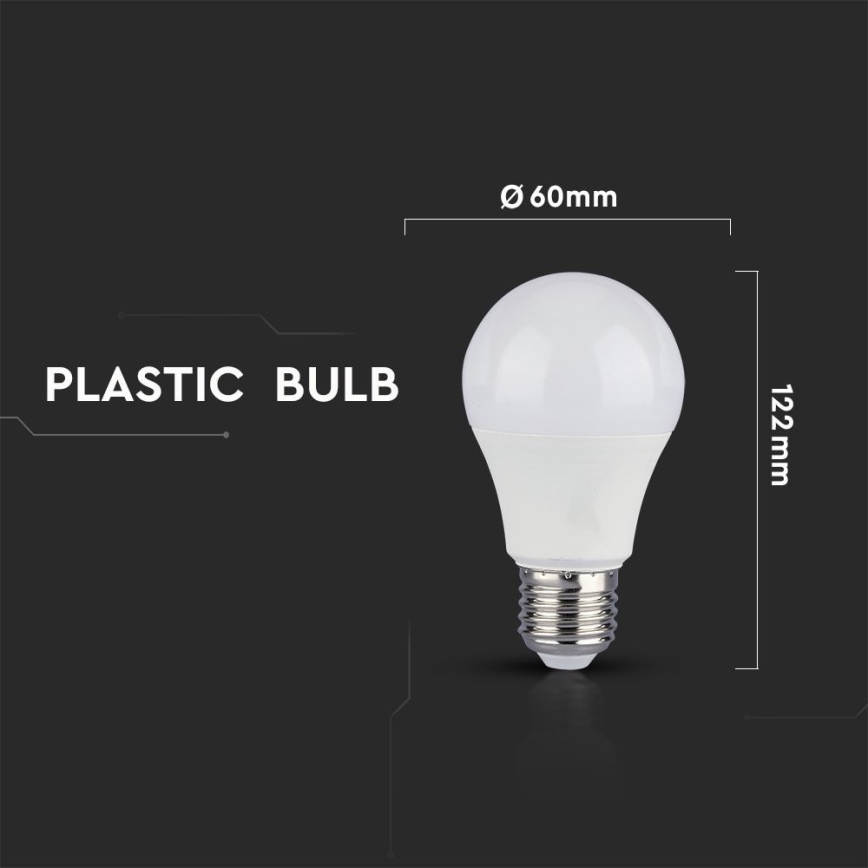 SET 2x Dimmbare LED-Lampe A60 E27/9W/230V 6400K