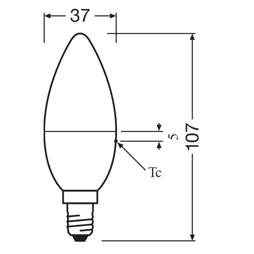SET 2x Dimmbare LED-RGBW-Glühlampe B38 E14/4,9W/230V 2700K + Fernbedienung - Osram