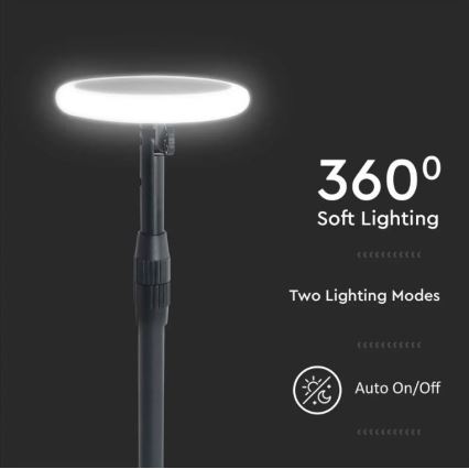 SET 2x Einstellbare LED-Solarleuchte GARDEN LED/3W/5V 42-80 cm 3000K IP65 1000 mAh