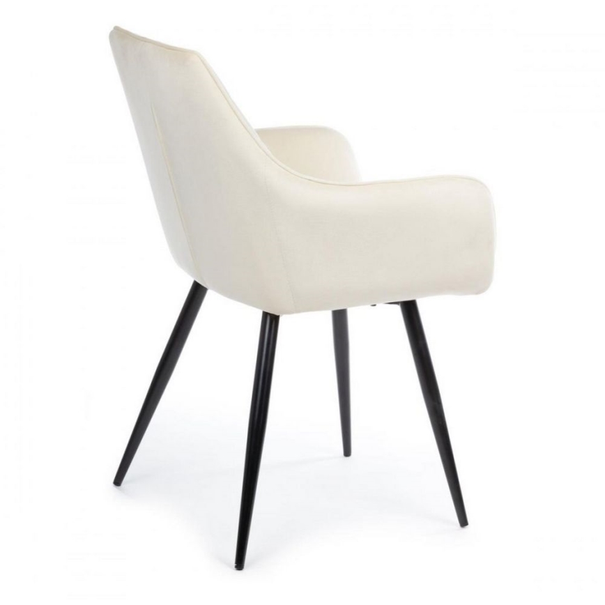 SET 2x Esszimmerstuhl SAMETTI cremefarben