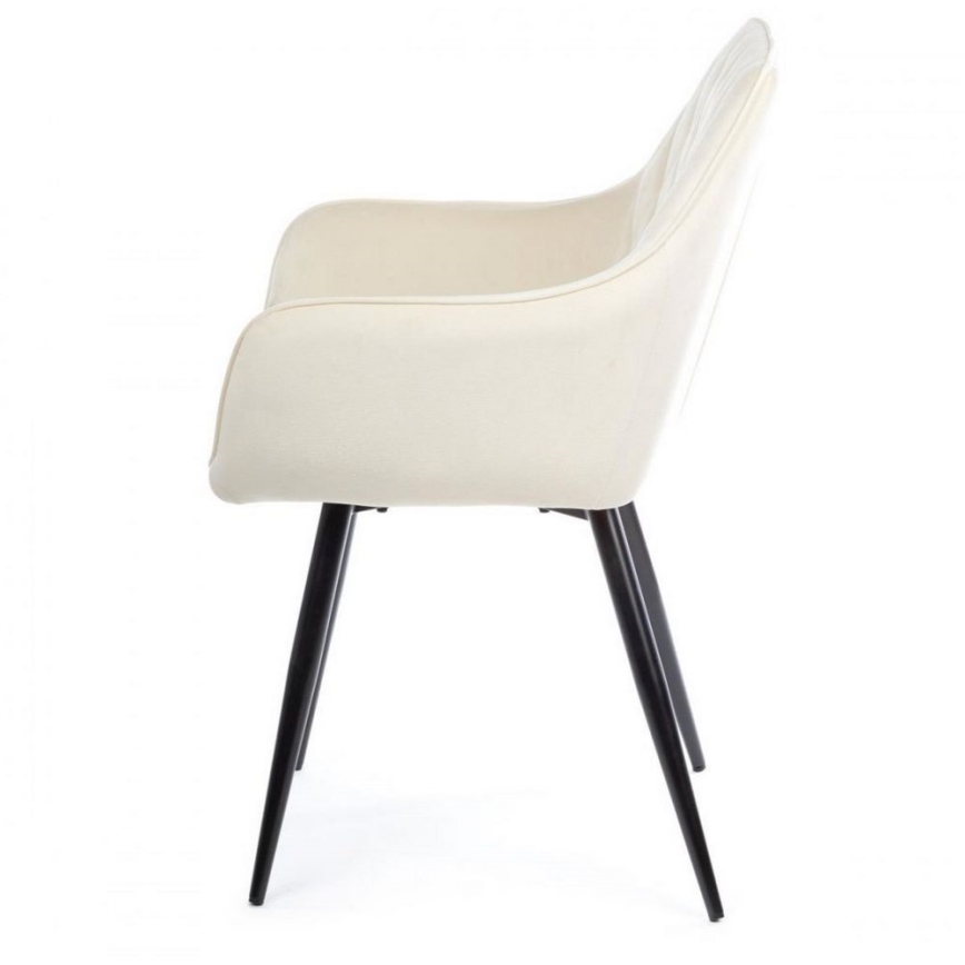 SET 2x Esszimmerstuhl SAMETTI cremefarben