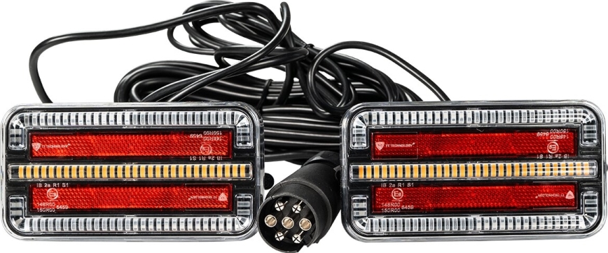 SET 2x LED-Anhängerlicht 7,5m Kabel LED/12-24V IP65