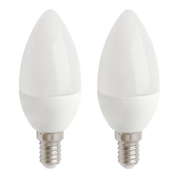 SET 2x LED Birne E14/5,5W/230V 2700K- Attralux