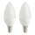 SET 2x LED Birne E14/5,5W/230V 2700K- Attralux