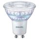 SET 2x LED dimmbare Glühbirne Philips Warm Glow GU10/2,6W/230V 2200-2700K CRI 90