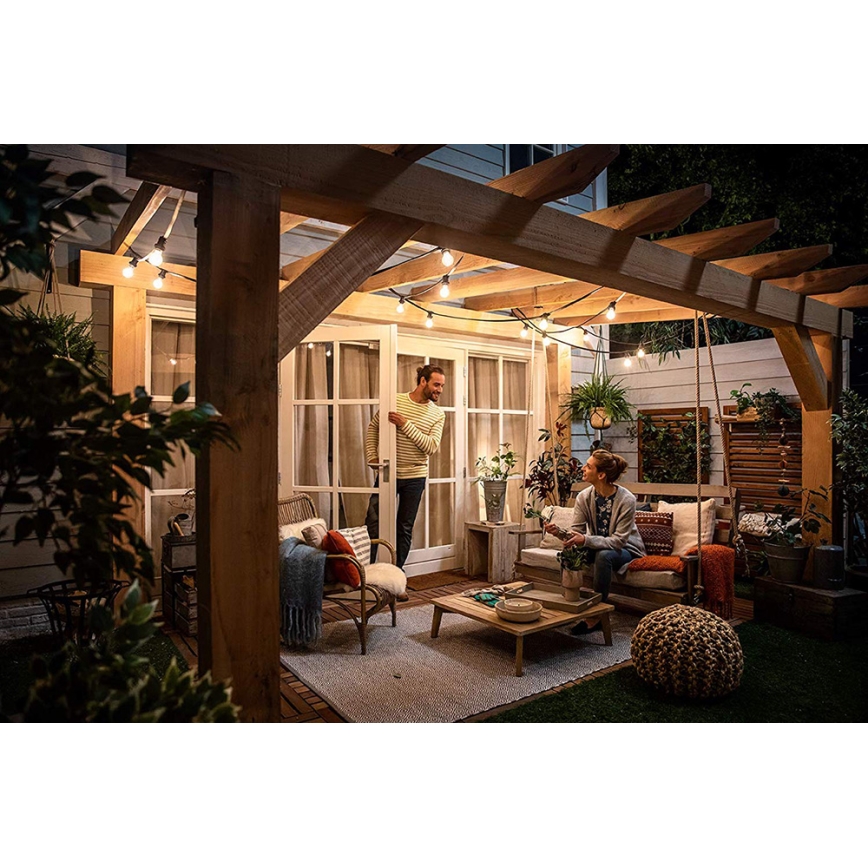 SET 2x LED-Glühbirne VINTAGE Philips A60 E27/4,3W/230V 2700K