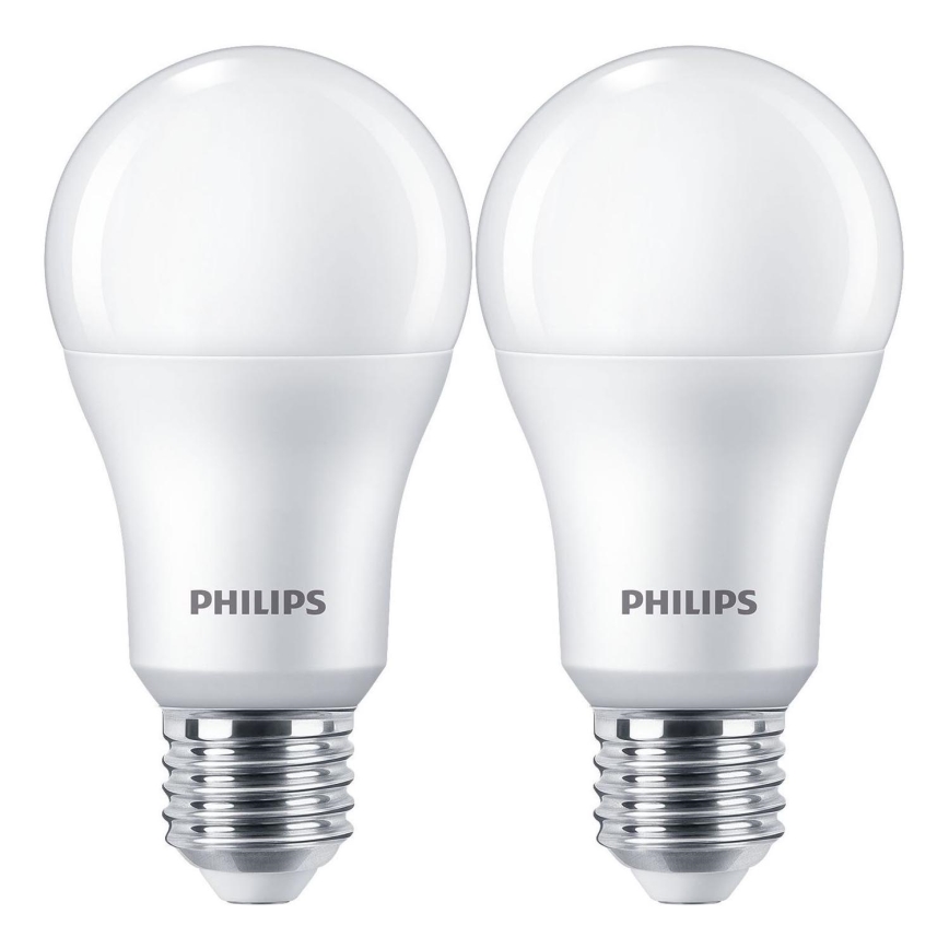 SET 2x LED-Glühlampe Philips A67 E27/13W/230V 4000K