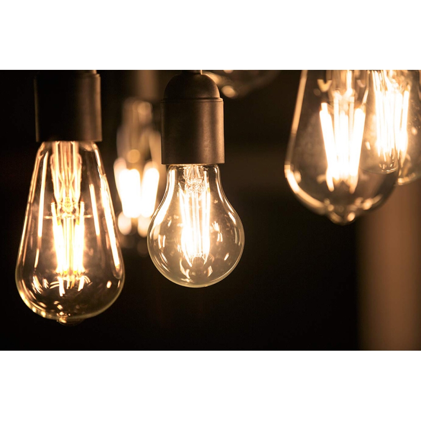 SET 2x LED Glühlampe VINTAGE Philips E14/4,3W/230V 2700K
