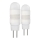 SET 2x LED-Lampe G4/1,3W 3000K - Eglo 11454