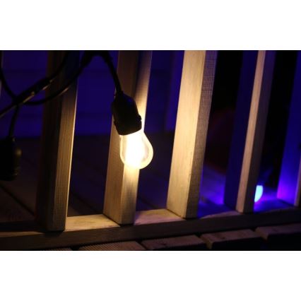 SET 2x LED-Glühbirne PARTY E27/0,5W/36V 2200K