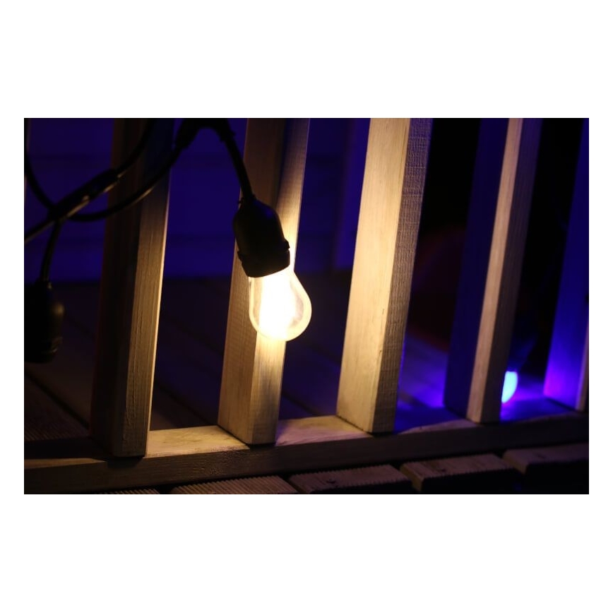 SET 2x LED-Glühbirne PARTY E27/0,5W/36V 2200K