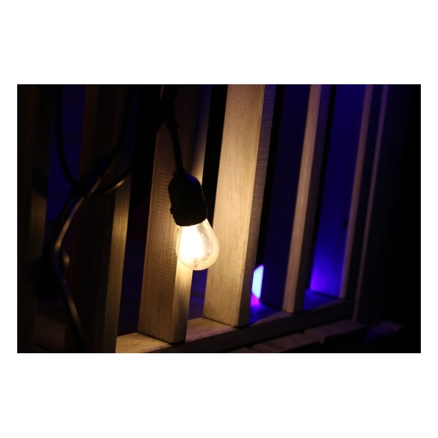 SET 2x LED-Glühbirne PARTY E27/0,5W/36V 2200K